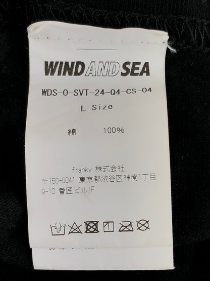 【中古品】【メンズ】  WIND AND SEA ウィンダンシー SUPER FRESH S S TEE スーパー フィニッシュ ショートスリーブ Tシャツ 半袖 トップス 142-241021-mo-11-tag サイズ：L カラー：ブラック 万代Net店