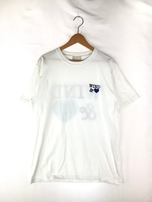 【中古品】【メンズ】  WIND AND SEA ウィンダンシー HEART LOGO TEE ハート ロゴ Tシャツ 半袖 トップス 142-241020-mo-18-tag サイズ：L カラー：ホワイト 万代Net店