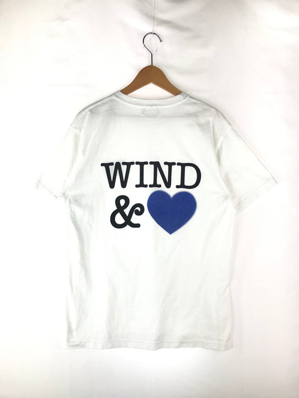 【中古品】【メンズ】  WIND AND SEA ウィンダンシー HEART LOGO TEE ハート ロゴ Tシャツ 半袖 トップス 142-241020-mo-18-tag サイズ：L カラー：ホワイト 万代Net店