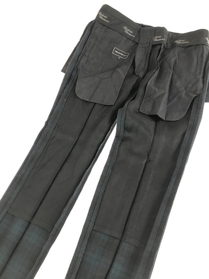 【中古品】【メンズ】 Thee Hysteric XXX ジィヒステリックトリプルエックス TARTAN CHECK WOOL TROUSERS タータンチェックウールトラウザーズ ボトムス 151-241021-mo-21-tag サイズ：S カラー：グリーン 万代Net店