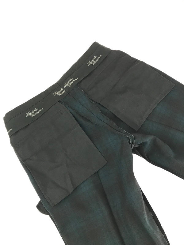 【中古品】【メンズ】 Thee Hysteric XXX ジィヒステリックトリプルエックス TARTAN CHECK WOOL TROUSERS タータンチェックウールトラウザーズ ボトムス 151-241021-mo-21-tag サイズ：S カラー：グリーン 万代Net店