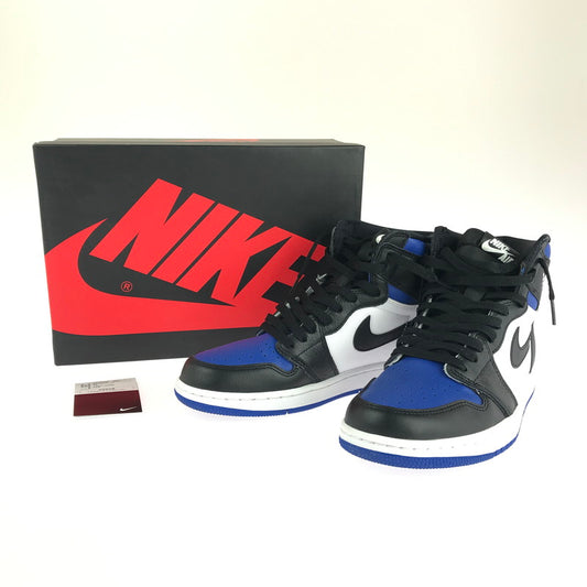 【中古美品】【メンズ】 NIKE ナイキ AIR JORDAN 1 RETRO HIGH OG 555088-041 エアジョーダン 1 レトロ ハイ オリジナル スニーカー 靴 160-241017-yk-02-tag サイズ：27cm / US 9 カラー："ROYAL TOE" BLACK/BLACK-WHITE-GAME ROYAL 万代Net店