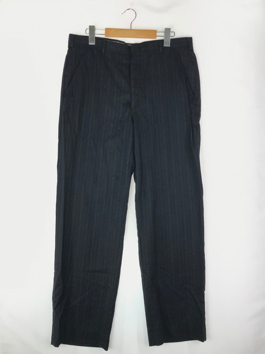 【中古】【メンズ】 Christian Dior クリスチャンディオール MONSIEUR ムッシュ 80's WOOL STRIPE SLACKS 80年代 ウールストライプ スラックス パンツ 157-241027-hi-05-tag サイズ：不明 カラー：ブラック 万代Net店