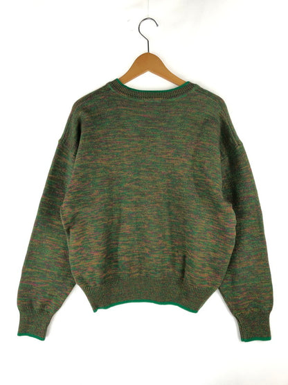 【中古品】【レディース】 KENZO ケンゾー V NECK WOOL SWEATER Vネックウールセーター ニット 168-241023-hi-15-tag サイズ：F カラー：グリーン 万代Net店