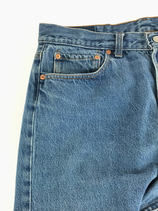 【中古】【メンズ】 Levi's リーバイス 90's 501 DENIM PANTS 90年代 デニムパンツ USA製 ジーンズ 157-241027-hi-10-tag サイズ：38×32 カラー：インディゴ 万代Net店