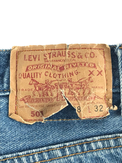 【中古】【メンズ】 Levi's リーバイス 90's 501 DENIM PANTS 90年代 デニムパンツ USA製 ジーンズ 157-241027-hi-10-tag サイズ：38×32 カラー：インディゴ 万代Net店