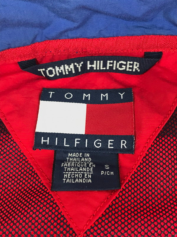 【中古品】【メンズ】 TOMMY HILFIGER トミーヒルフィガー 0502316-5068 ナイロンジャケット ライトアウター アウター 146-241024-SS-06-tag サイズ：S カラー：レッド 万代Net店