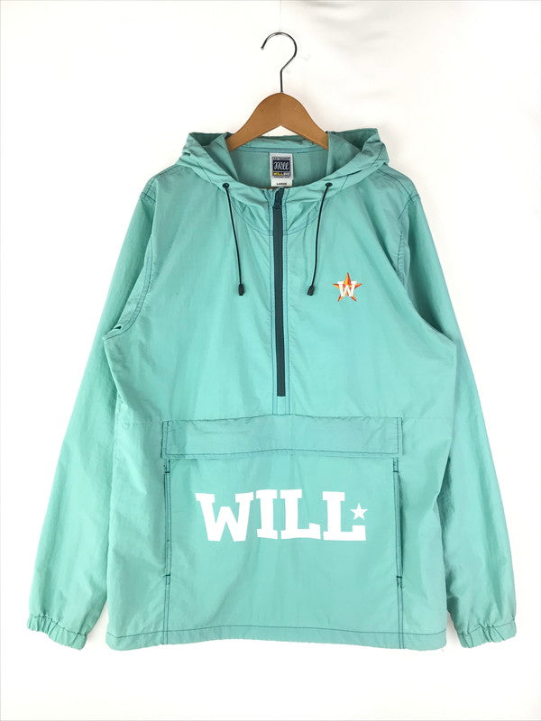 【中古品】【メンズ】  WILL ウィル 45’S NYLON ANORAK HOODIE ナイロン アノラック フーディー ライトアウター 142-241028-mo-09-tag サイズ：L カラー：Teal  万代Net店