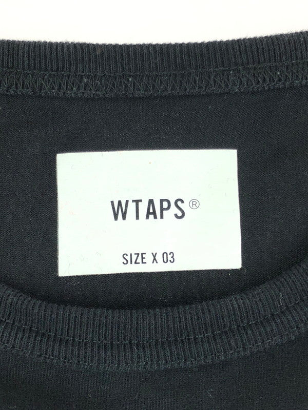 【中古品】【メンズ】 WTAPS ダブルタップス INSECT 02 SS TEE 211ATDT-CSM1 インセクト 02 ショートスリーブ Tシャツ 半袖 トップス 142-241027-mo-06-tag サイズ：1 3 カラー：ブラック 万代Net店