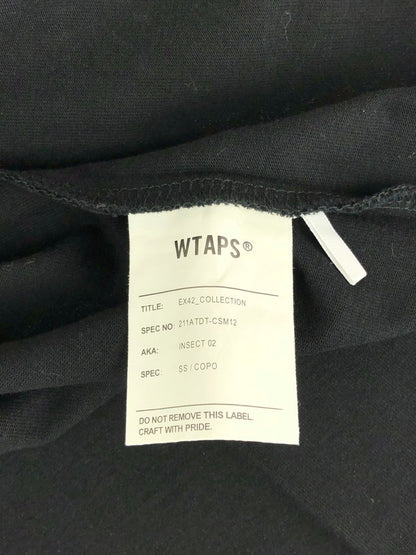 【中古品】【メンズ】 WTAPS ダブルタップス INSECT 02 SS TEE 211ATDT-CSM1 インセクト 02 ショートスリーブ Tシャツ 半袖 トップス 142-241027-mo-06-tag サイズ：1 3 カラー：ブラック 万代Net店