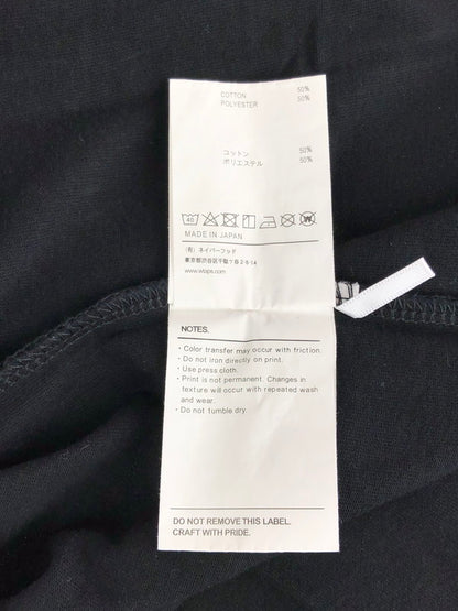 【中古品】【メンズ】 WTAPS ダブルタップス INSECT 02 SS TEE 211ATDT-CSM1 インセクト 02 ショートスリーブ Tシャツ 半袖 トップス 142-241027-mo-06-tag サイズ：1 3 カラー：ブラック 万代Net店