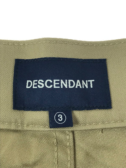 【中古品】【メンズ】 DESCENDANT ディセンダント COTTON TWILL WORK PANTS コットンツイルワークパンツ ボトムス 151-241119-SS-01-tag サイズ：3 カラー：ベージュ 万代Net店