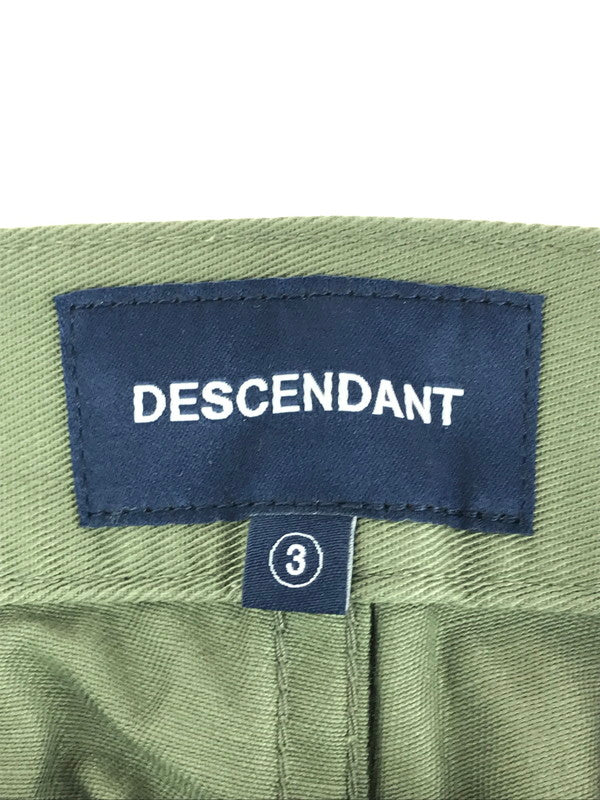 【中古品】【メンズ】 DESCENDANT ディセンダント CARGO TWILL SHORTS カーゴツイルショーツ ボトムス 151-241028-mo-19-tag サイズ：3 カラー：カーキ 万代Net店