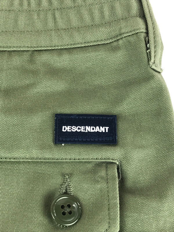 【中古品】【メンズ】 DESCENDANT ディセンダント CARGO TWILL SHORTS カーゴツイルショーツ ボトムス 151-241028-mo-19-tag サイズ：3 カラー：カーキ 万代Net店