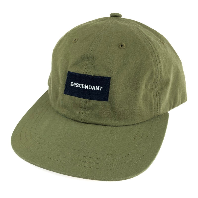 【中古品】【メンズ】 DESCENDANT ディセンダント LOGO CAP ロゴ キャップ 帽子 185-241112-yk-03-tag サイズ：F カラー：OLIVE 万代Net店