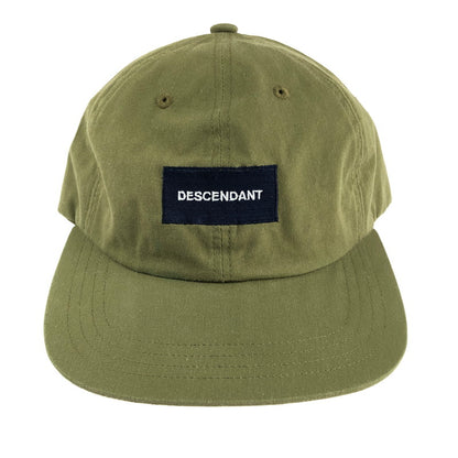 【中古品】【メンズ】 DESCENDANT ディセンダント LOGO CAP ロゴ キャップ 帽子 185-241112-yk-03-tag サイズ：F カラー：OLIVE 万代Net店