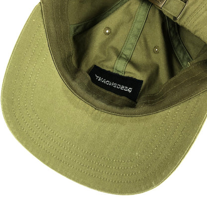 【中古品】【メンズ】 DESCENDANT ディセンダント LOGO CAP ロゴ キャップ 帽子 185-241112-yk-03-tag サイズ：F カラー：OLIVE 万代Net店