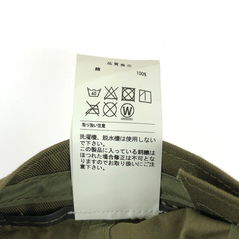 【中古品】【メンズ】 DESCENDANT ディセンダント LOGO CAP ロゴ キャップ 帽子 185-241112-yk-03-tag サイズ：F カラー：OLIVE 万代Net店