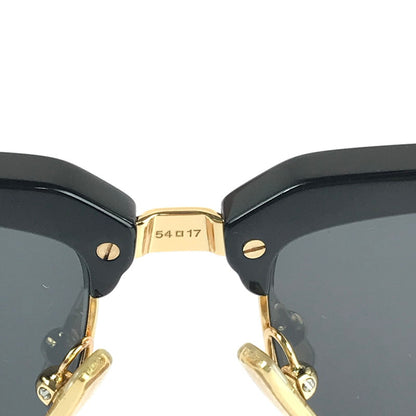 【中古品】【レディース】 MIUMIU ミュウミュウ RUNWAY SUNGLASSES MU10Z ランウェイ サングラス アイウェア アクセサリー 183-241025-hi-04-tag サイズ：54ロ17 カラー：ブラック 万代Net店