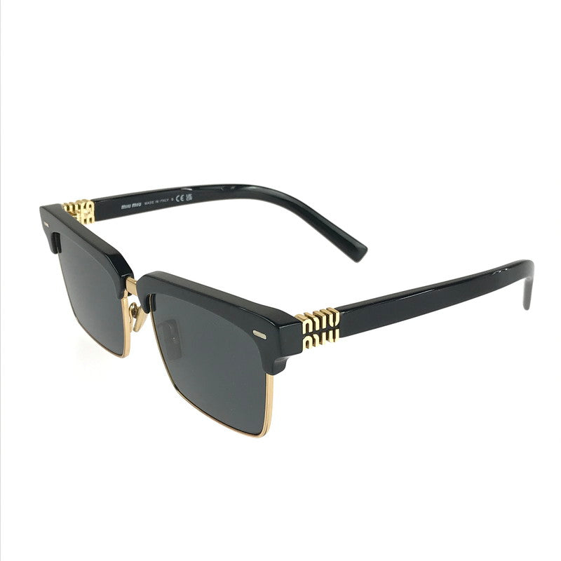 【中古品】【レディース】 MIUMIU ミュウミュウ RUNWAY SUNGLASSES MU10Z ランウェイ サングラス アイウェア アクセサリー 183-241025-hi-04-tag サイズ：54ロ17 カラー：ブラック 万代Net店