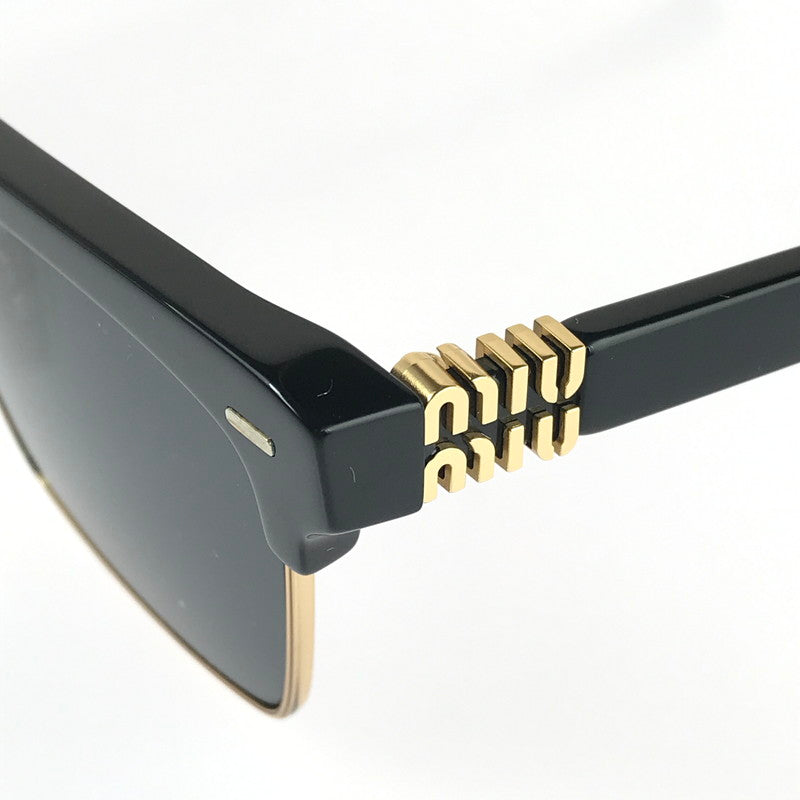 【中古品】【レディース】 MIUMIU ミュウミュウ RUNWAY SUNGLASSES MU10Z ランウェイ サングラス アイウェア アクセサリー 183-241025-hi-04-tag サイズ：54ロ17 カラー：ブラック 万代Net店