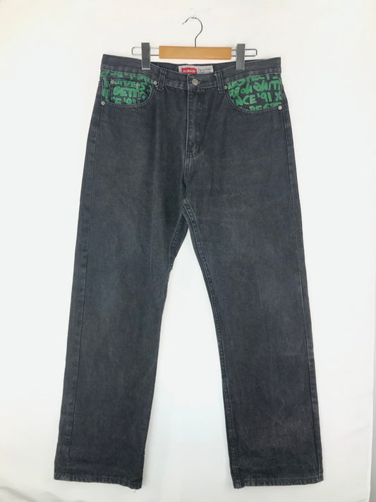 【中古品】【メンズ】 XLARGE エクストララージ FM505-0025 ペイントデニムパンツ パンツ ボトムス 153-241119-SS-07-tag サイズ：36 カラー：グレー 万代Net店