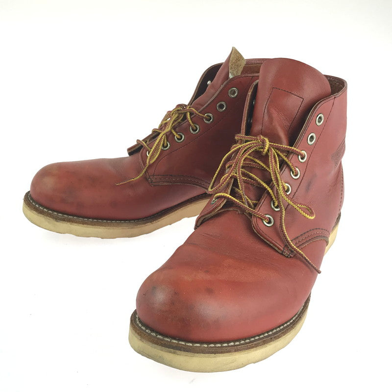 【中古品】【メンズ】 RED WING レッドウィング 6 INCH CLASSIC ROUND 8166 6インチ クラシック ラウンド ブーツ 靴 164-241107-yk-05-tag サイズ：27.5cm/US9.5D カラー：ポーテージ 万代Net店