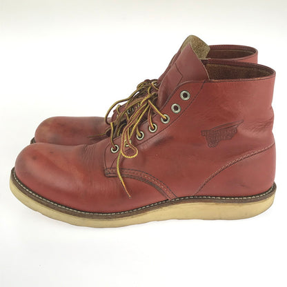 【中古品】【メンズ】 RED WING レッドウィング 6 INCH CLASSIC ROUND 8166 6インチ クラシック ラウンド ブーツ 靴 164-241107-yk-05-tag サイズ：27.5cm/US9.5D カラー：ポーテージ 万代Net店