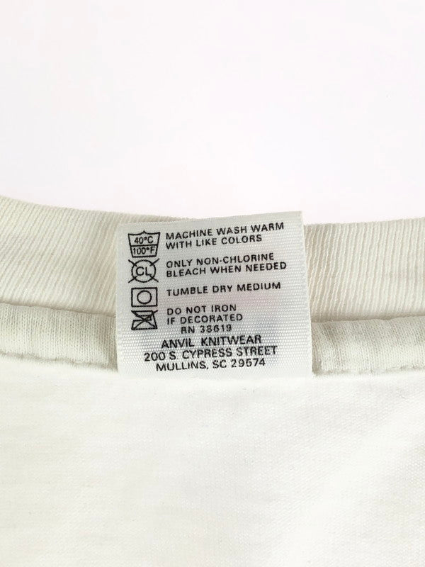 【中古品】【メンズ】 ANVIL アンビル 90’S PRINT TEE 90’S プリント Tシャツ 半袖 トップス 146-241027-mo-04-tag サイズ：2X カラー：ホワイト 万代Net店