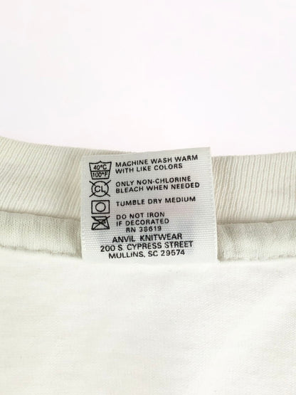 【中古品】【メンズ】 ANVIL アンビル 90’S PRINT TEE 90’S プリント Tシャツ 半袖 トップス 146-241027-mo-04-tag サイズ：2X カラー：ホワイト 万代Net店