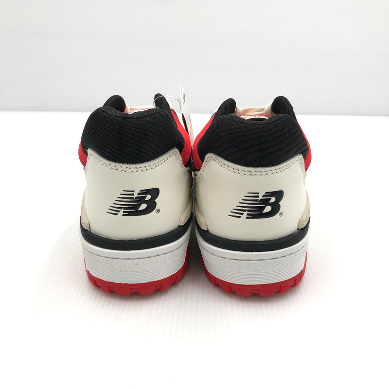 【中古美品】【メンズ】 NEW BALANCE ニューバランス BB550VTB スニーカー 靴 162-241107-yk-01-tag サイズ：28.5cm/US10.5 カラー：WHITE/RED 万代Net店