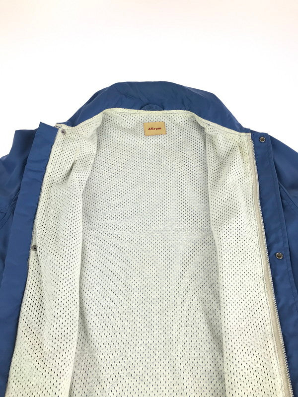 【中古】【メンズ】  45RPM フォーティファイブアール COACH JACKET コーチジャケット アウター 140-241031-SS-12-tag カラー：ブルー 万代Net店