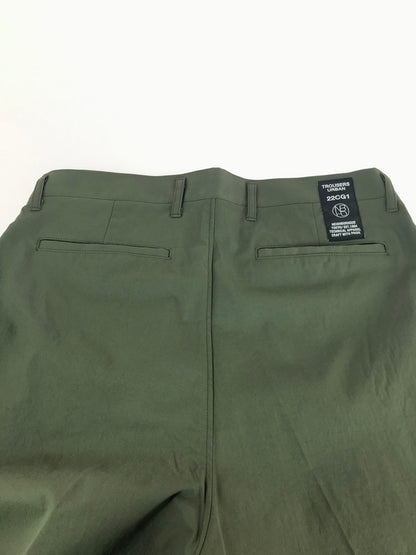 【中古美品】【メンズ】 NEIGHBORHOOD ネイバーフッド 221AQNH-PTM0 1 TACK SLACKS PANTS トラックスラックスパンツ ボトムス 153-241119-SS-04-tag サイズ：M カラー：カーキ 万代Net店