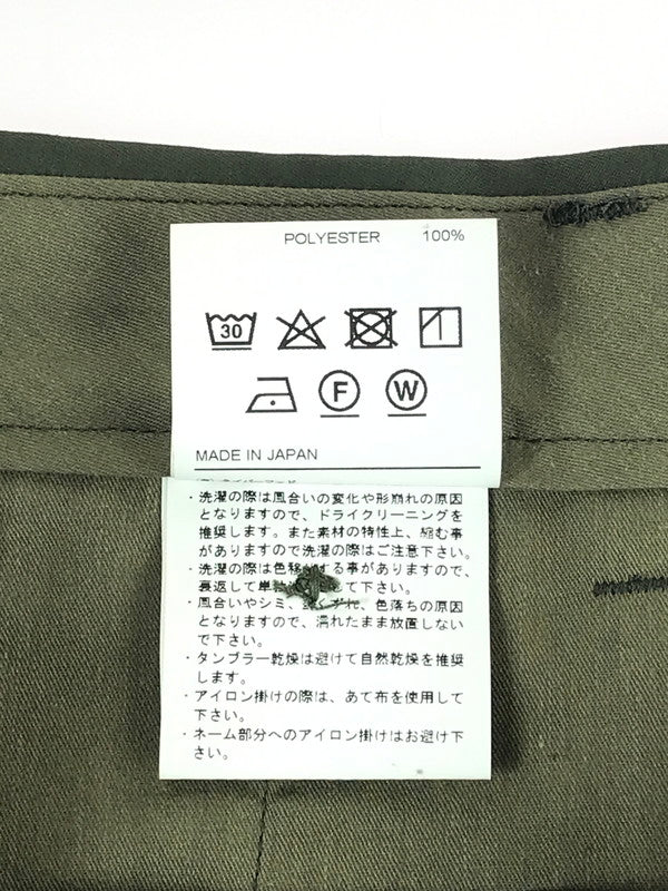 【中古美品】【メンズ】 NEIGHBORHOOD ネイバーフッド 221AQNH-PTM0 1 TACK SLACKS PANTS トラックスラックスパンツ ボトムス 153-241119-SS-04-tag サイズ：M カラー：カーキ 万代Net店