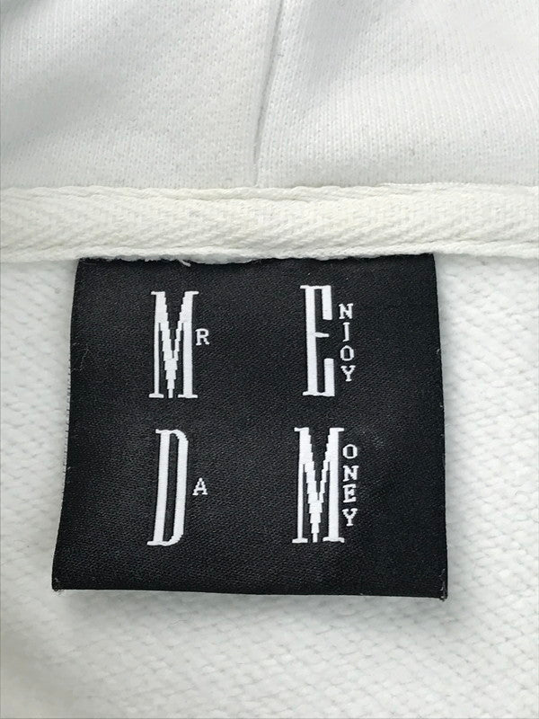 【中古品】【メンズ】 MR. ENJOY DA MONEY ミスター エンジョイ ダ マネー BASIC EMBROIDERED HOODIE ベーシック エンブロイダードフーディ パーカー トップス 142-250327-ss-08-tag サイズ：L カラー：ホワイト 万代Net店
