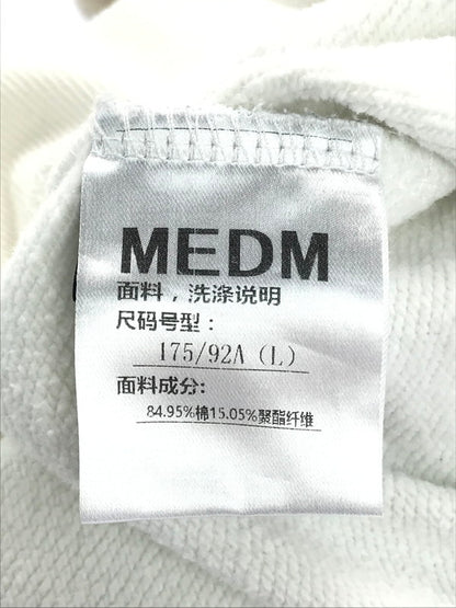 【中古品】【メンズ】 MR. ENJOY DA MONEY ミスター エンジョイ ダ マネー BASIC EMBROIDERED HOODIE ベーシック エンブロイダードフーディ パーカー トップス 142-250327-ss-08-tag サイズ：L カラー：ホワイト 万代Net店
