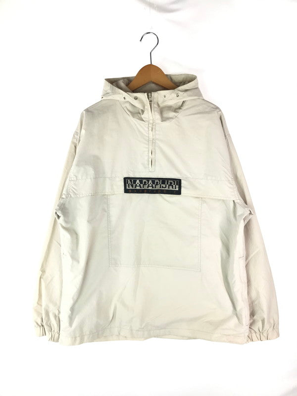 【中古】【メンズ】  NAPAPIJRI ナパピリ NYLON ANORAK JACKET ナイロンアノラックジャケット ライトアウター 146-241027-hi-19-tag サイズ：L カラー：ベージュ 万代Net店