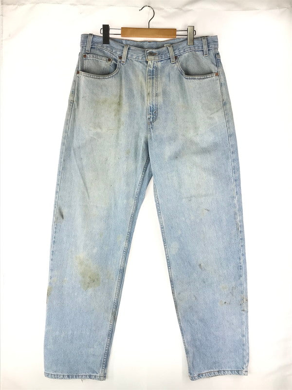 【現状渡し品】【メンズ】 Levi's リーバイス 00's 550 RELAXED FIT DENIM PANTS 550-4834 00年代 550 リラックスフィット デニムパンツ ボトムス ボタン裏 刻印M110 157-241120-yk-07-tag サイズ：38×32 カラー：ライトインディゴ 万代Net店