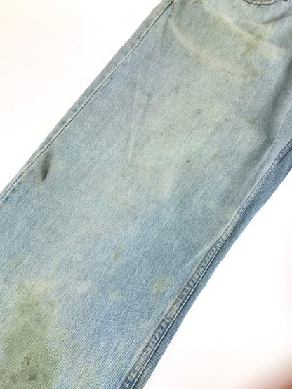 【現状渡し品】【メンズ】 Levi's リーバイス 00's 550 RELAXED FIT DENIM PANTS 550-4834 00年代 550 リラックスフィット デニムパンツ ボトムス ボタン裏 刻印M110 157-241120-yk-07-tag サイズ：38×32 カラー：ライトインディゴ 万代Net店