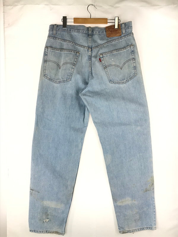 【現状渡し品】【メンズ】 Levi's リーバイス 00's 550 RELAXED FIT DENIM PANTS 550-4834 00年代 550 リラックスフィット デニムパンツ ボトムス ボタン裏 刻印M110 157-241120-yk-07-tag サイズ：38×32 カラー：ライトインディゴ 万代Net店