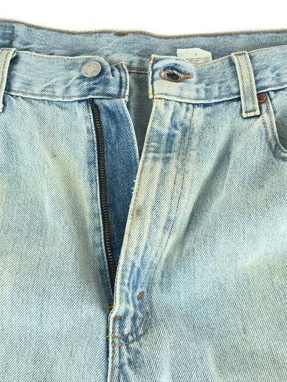 【現状渡し品】【メンズ】 Levi's リーバイス 00's 550 RELAXED FIT DENIM PANTS 550-4834 00年代 550 リラックスフィット デニムパンツ ボトムス ボタン裏 刻印M110 157-241120-yk-07-tag サイズ：38×32 カラー：ライトインディゴ 万代Net店