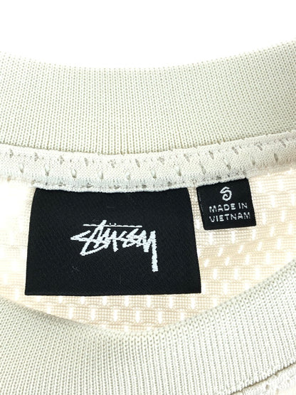 【中古】【メンズ】 STUSSY ステューシー 4×4 MESH FOOTBALL JERSEY 1140329 メッシュ フットボール ジャージ 半袖 トップス 142-241031-mo-02-tag サイズ：S カラー：ホワイト 万代Net店