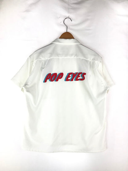 【中古品】【メンズ】  POP EYE ポップアイズ 23SS THE WINNAH S/S SHIRTS ザ ウィンナショートスリーブシャツ 半袖 トップス 145-241108-ki-13-tag サイズ：M カラー：ホワイト 万代Net店