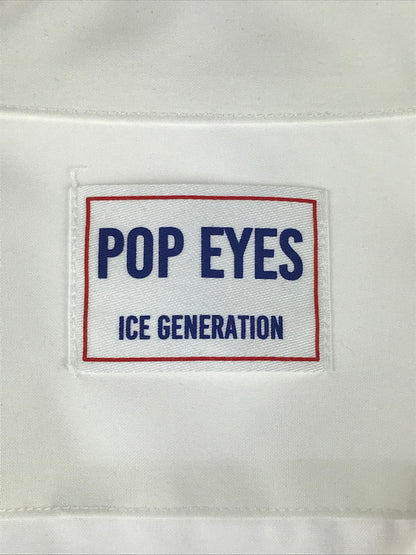 【中古品】【メンズ】  POP EYE ポップアイズ 23SS THE WINNAH S/S SHIRTS ザ ウィンナショートスリーブシャツ 半袖 トップス 145-241108-ki-13-tag サイズ：M カラー：ホワイト 万代Net店