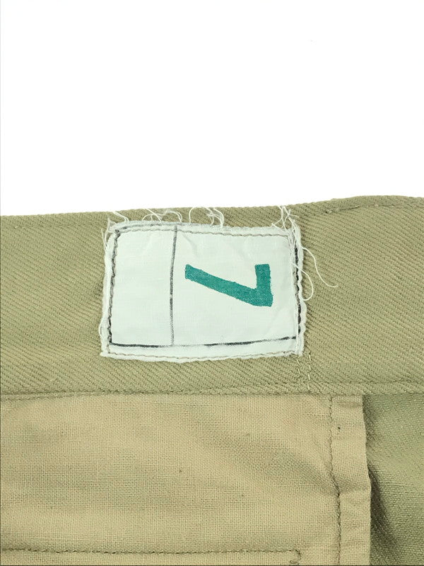 【中古品】【メンズ】  FRENCH MILITARY フランス軍 M52 SHORT PANTS ショートパンツ ボトムス 157-241114-ki-12-tag サイズ：7 カラー：ベージュ 万代Net店