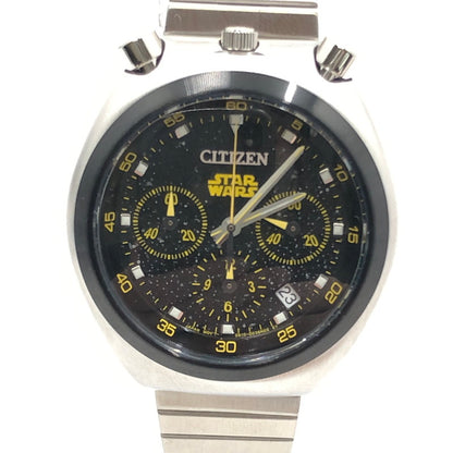 【中古】【メンズ】 CITIZEN シチズン STAR WARS スターウォーズ 0510-A5T4W03 クォーツ 腕時計 197-241108-na-03-tag カラー：シルバー/ブラック 万代Net店