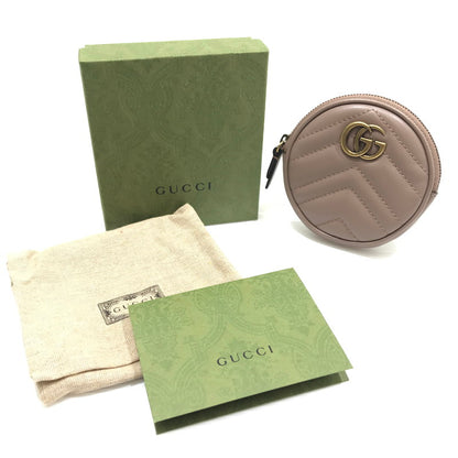 【中古品】【レディース】 GUCCI グッチ GGマーモント 575160 コインケース 財布 181-241115-yk-03-tag カラー：ピンクベージュ 万代Net店