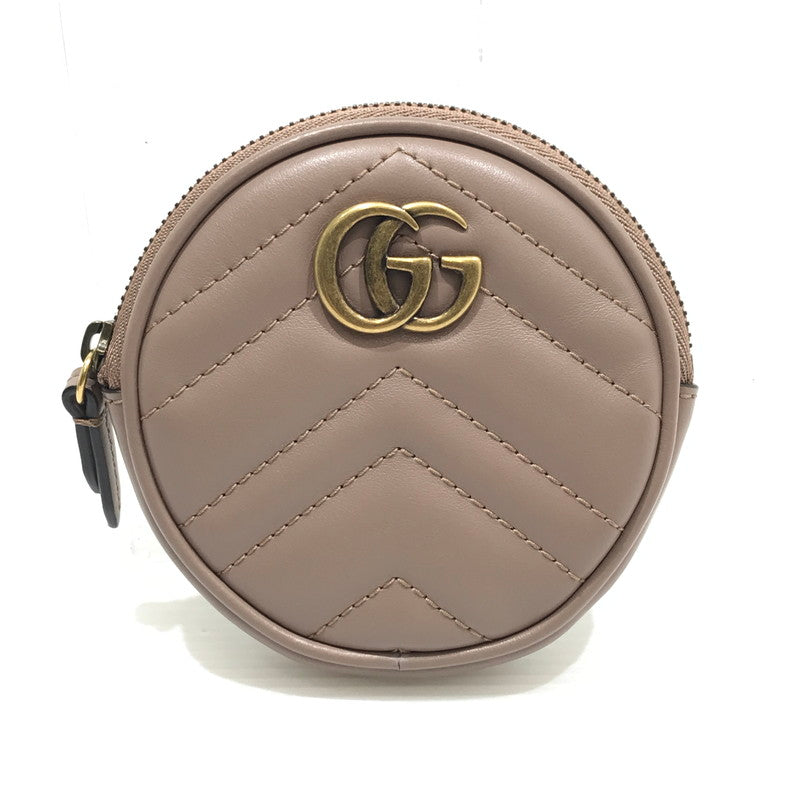 【中古品】【レディース】 GUCCI グッチ GGマーモント 575160 コインケース 財布 181-241115-yk-03-tag カラー：ピンクベージュ 万代Net店