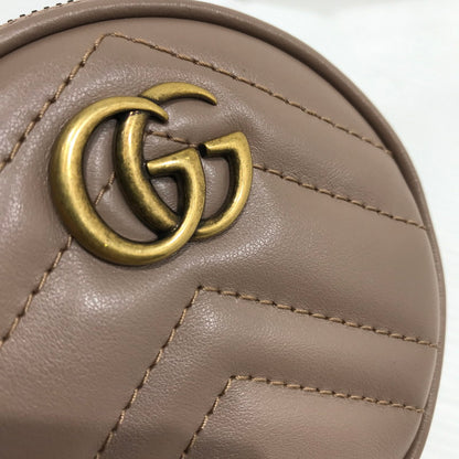 【中古品】【レディース】 GUCCI グッチ GGマーモント 575160 コインケース 財布 181-241115-yk-03-tag カラー：ピンクベージュ 万代Net店