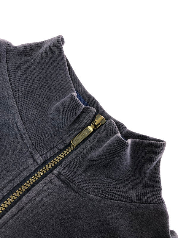 【中古品】【メンズ】 80's HALF ZIP SWEATSHIRTS 80年代 ハーフ ジップ スウェットシャツ トップス 144-260411-rt-28-tag カラー：ネイビー/ブルー 万代Net店